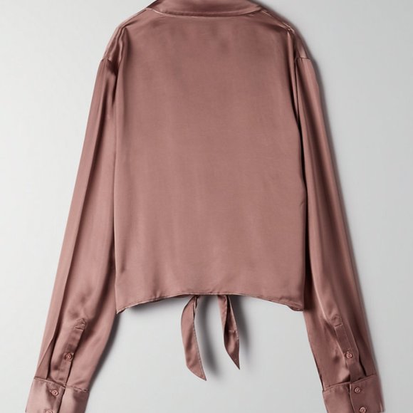 🤎Wilfred New Tie-Front Blouse - Picture 6 of 8